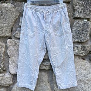 LL Bean Khaki Capris 100% Cotton